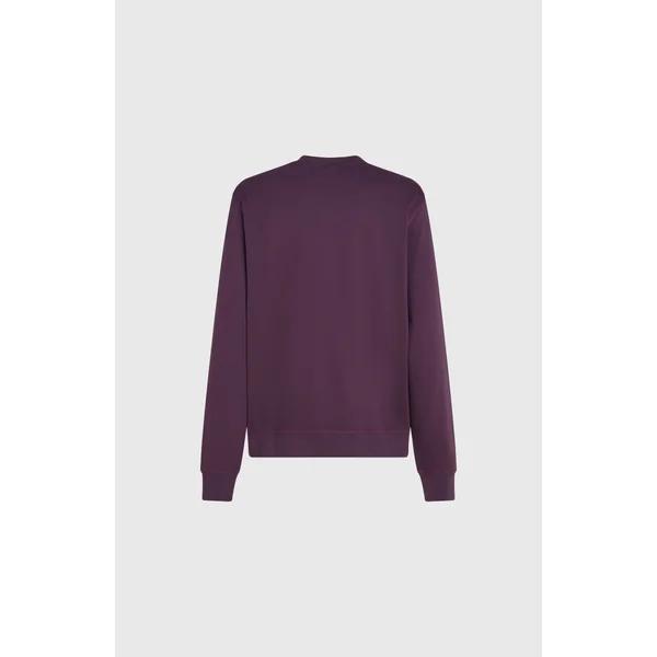 Sweatshirt à col rond Small Logo | Aubergine