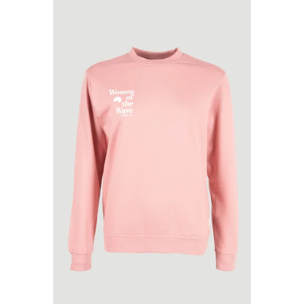 Sweatshirt à col rond Women of the Wave | Genuine Pink
