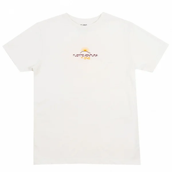 T SHIRT DESTINATION FUERTEVENTURA F ONE BLANC