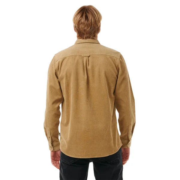 T shirt rip curl classic surf cord l-s shirt dark khaki