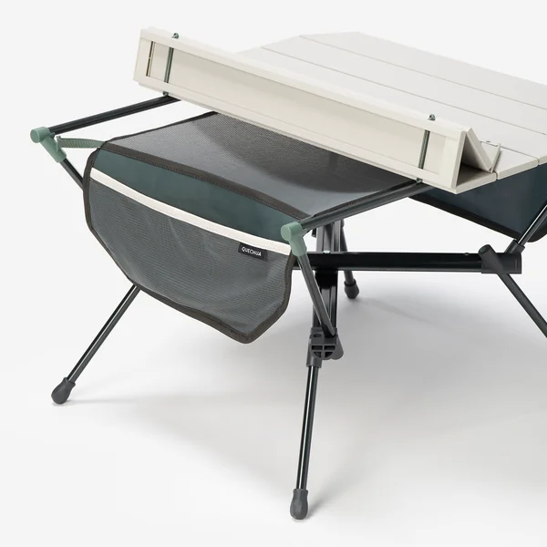 Table de camping compacte, 2 personnes, blanc