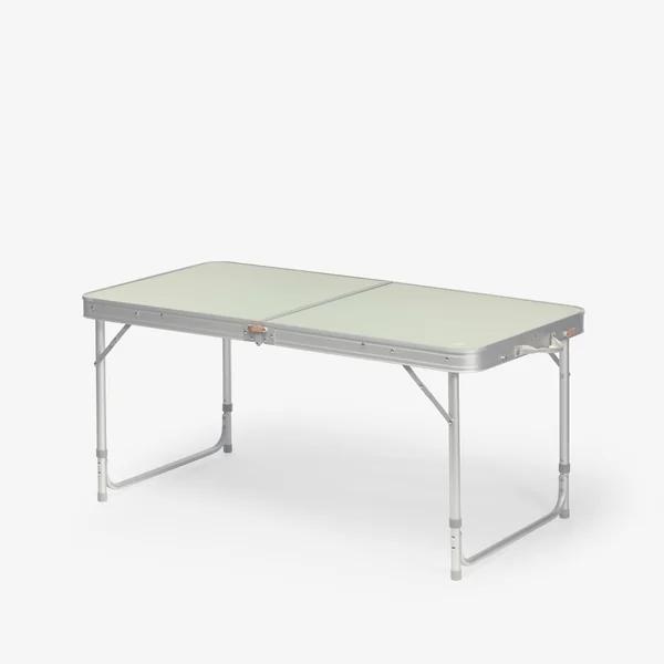 Table de camping pliante, 4 tabourets, 4 à 6 personnes, vert