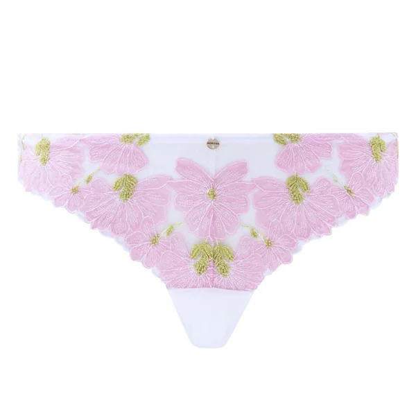 Tanga blanc Clemence Morgan Lingerie