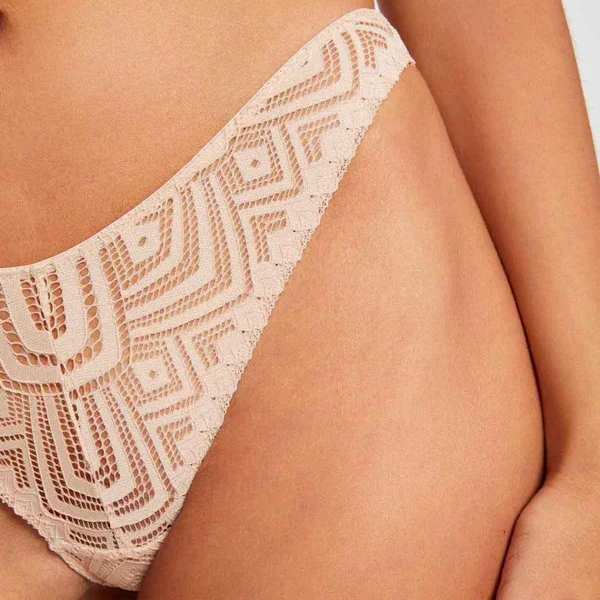 Tanga brésilien chair Nina beige Morgan Lingerie