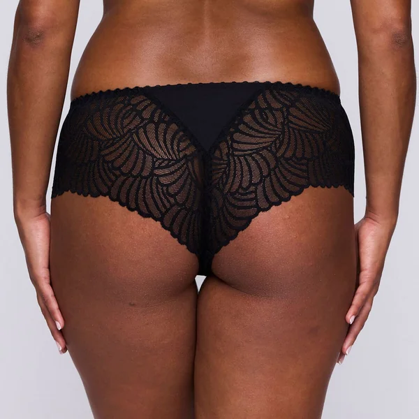 Tanga luxueux noir Prima Donna