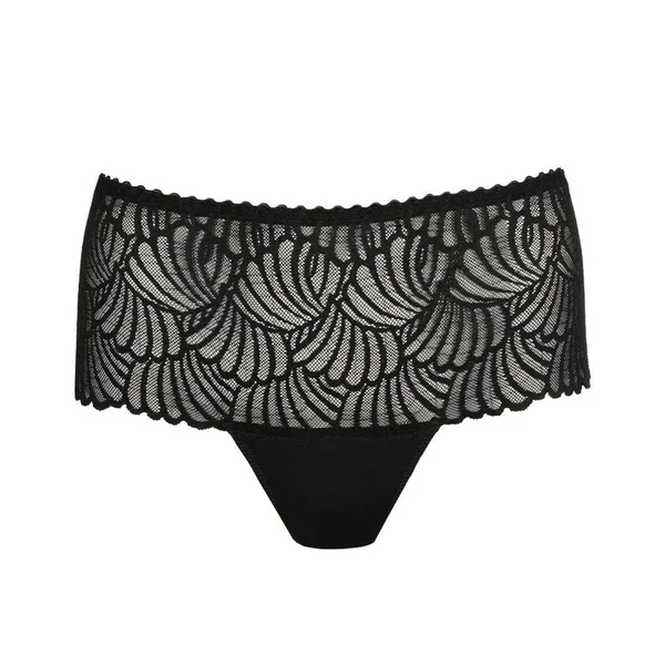 Tanga luxueux noir Prima Donna