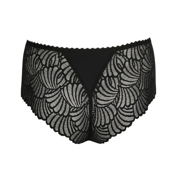 Tanga luxueux noir Prima Donna