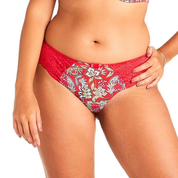 Tanga multico rouge Aria