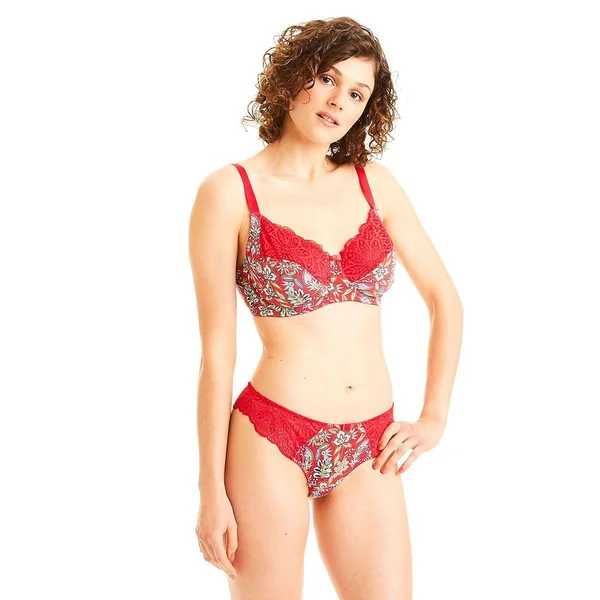 Tanga multico rouge Aria