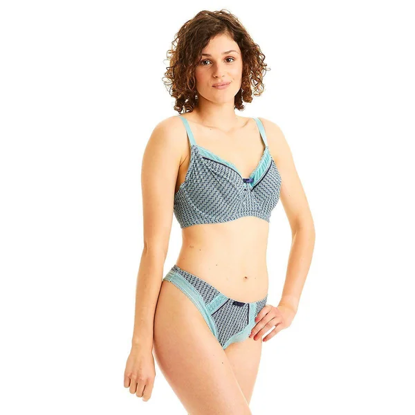 Tanga turquoise Rose