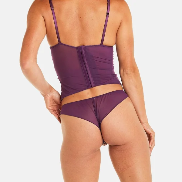 Tanga violet Venus Camille Cerf x Pomm Poire