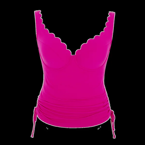 Tankini rose magenta Panache Maillot Spirit