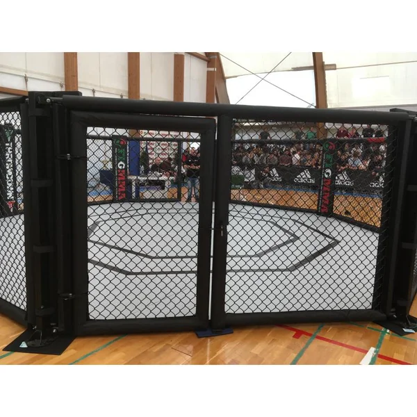 Tapis enroulable cage de MMA 7m Sportcom - Flexiroll noir