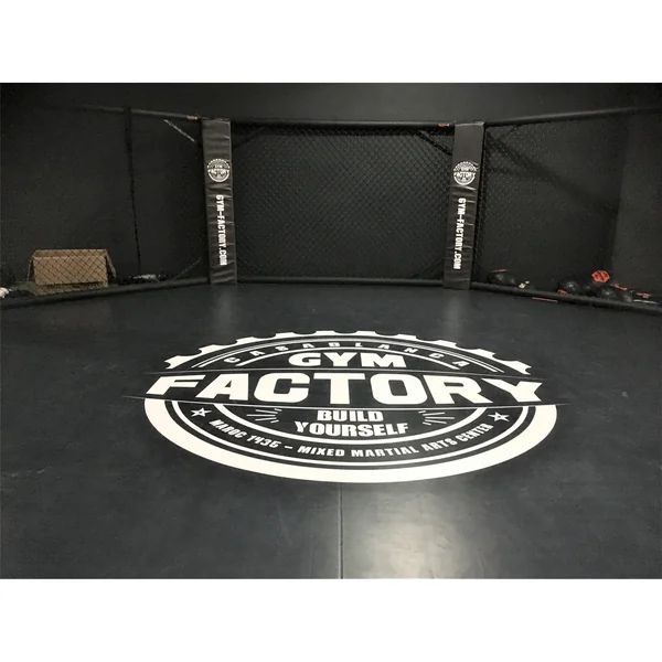 Tapis enroulable cage de MMA 7m Sportcom - Flexiroll noir