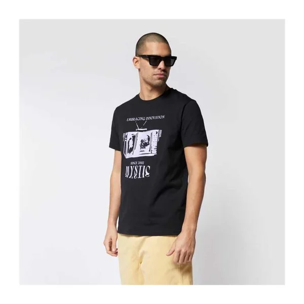 Tee shirt MYSTIC Broadcast Tee Black