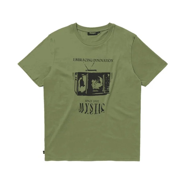 Tee shirt MYSTIC Broadcast Tee Dark Olive
