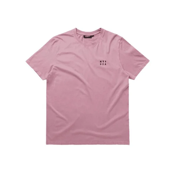 Tee shirt MYSTIC The Mirror GMT Dye Tee Dusty Pink