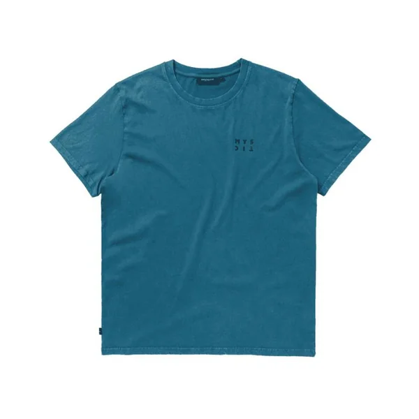 Tee shirt MYSTIC The Mirror GMT Dye Tee Ocean