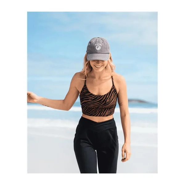 Teeshirt femme RIPCURL Mirage Sun Tribe Rib Crop Brown
