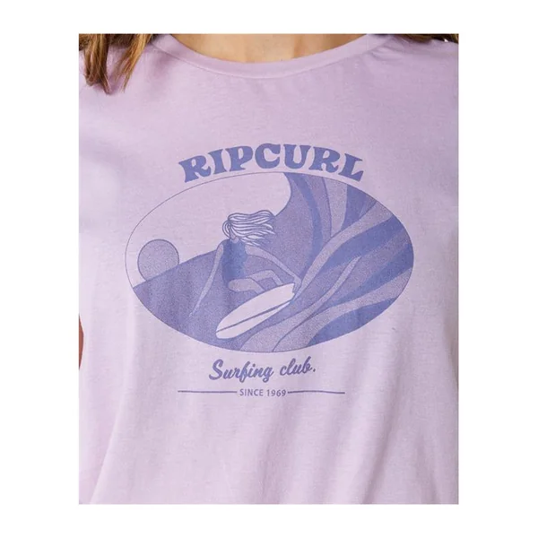 Teeshirt femme RIPCURL Re-Entry Crew Neck Tee Lilac