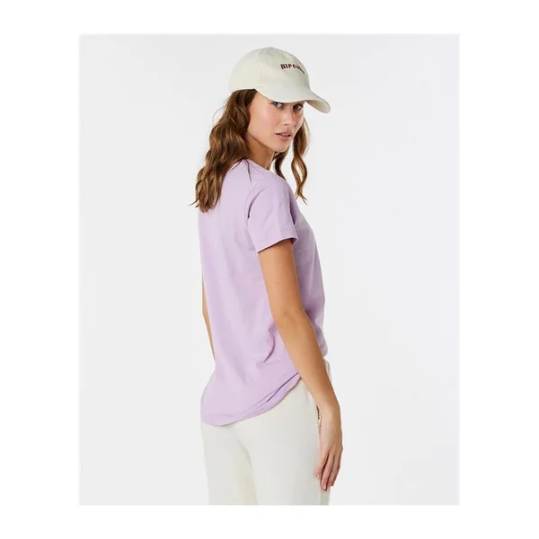 Teeshirt femme RIPCURL Re-Entry Crew Neck Tee Lilac
