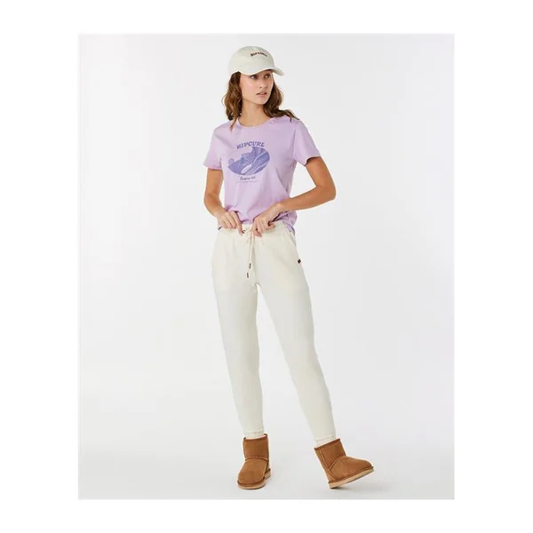 Teeshirt femme RIPCURL Re-Entry Crew Neck Tee Lilac