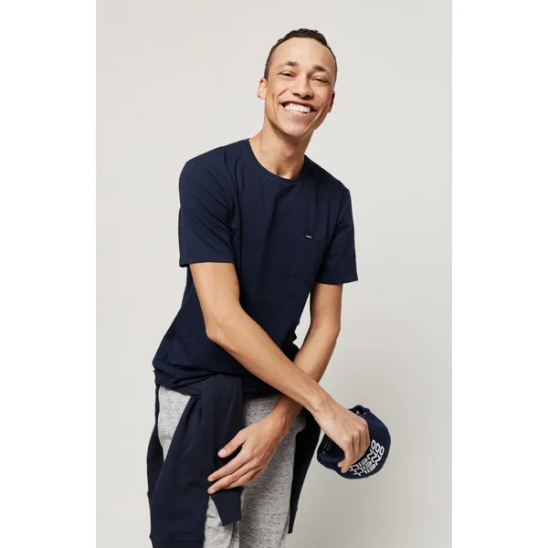 Tee-Shirt Jack's Base Regular Fit Crew | Ink Blue -A