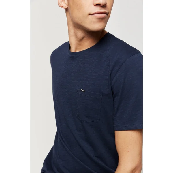 Tee-Shirt Jack's Base Regular Fit Crew | Ink Blue -A
