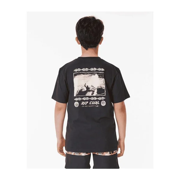Teeshirt junior RIPCURL Pure Surf Art Tee -Boy Washed Black
