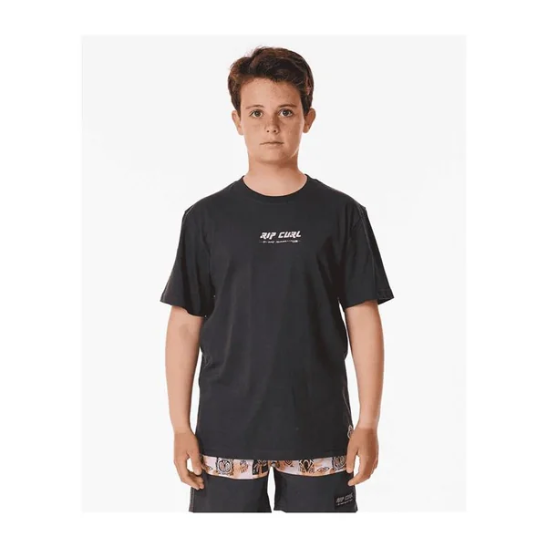 Teeshirt junior RIPCURL Pure Surf Art Tee -Boy Washed Black