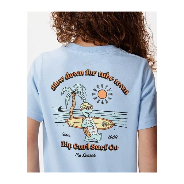 Teeshirt junior RIPCURL Shred Town Art Tee - Boy Cool Blue