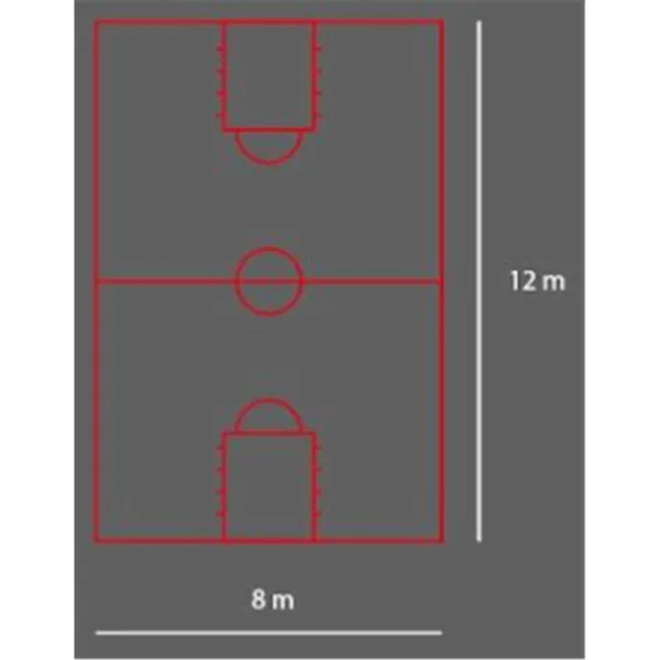Terrain de basket 5*5, Tc, 12*8 Tresadenn