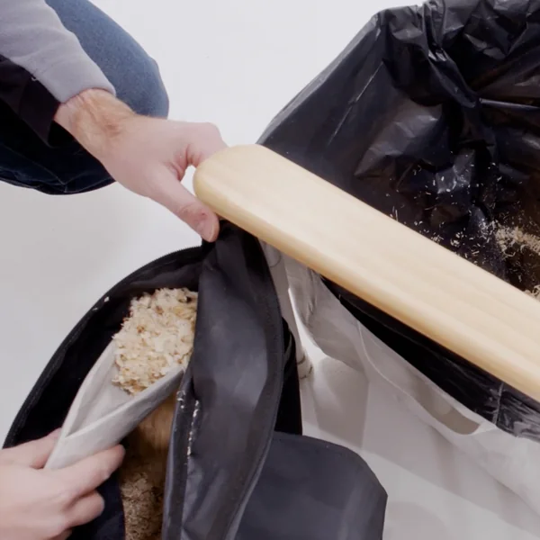 Toilettes seches pliant pour le camping
