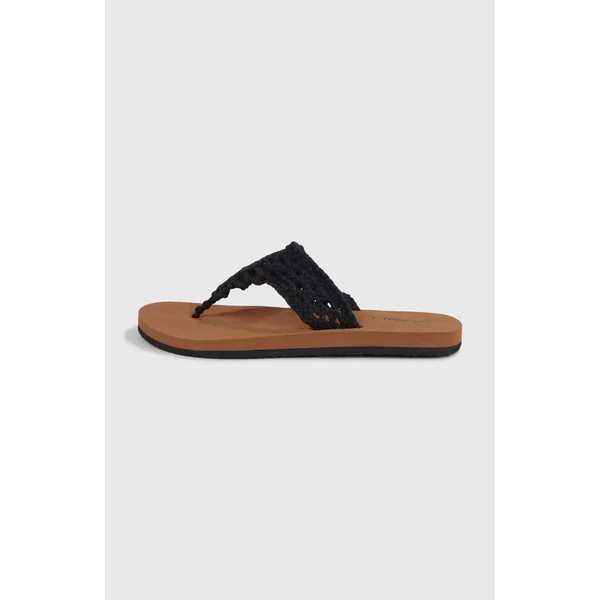 Tongs Ditsy Crochet | Black Out