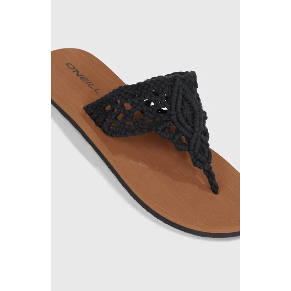 Tongs Ditsy Crochet | Black Out