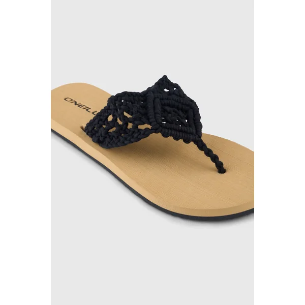Tongs Ditsy Crochet | Black Out
