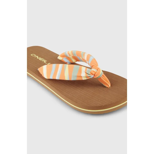 Tongs Ditsy Sun | Funky Peach Swirly