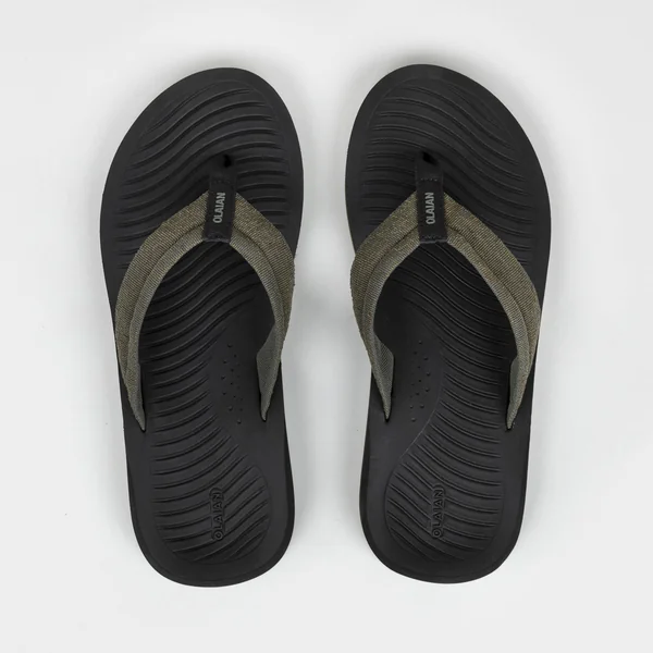 Tongs homme, 550 kaki