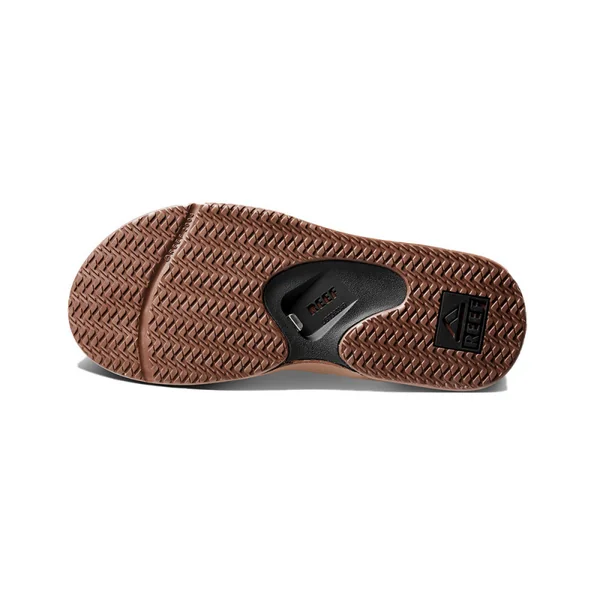 TONGS REEF FANNING NOIR ET MARRON
