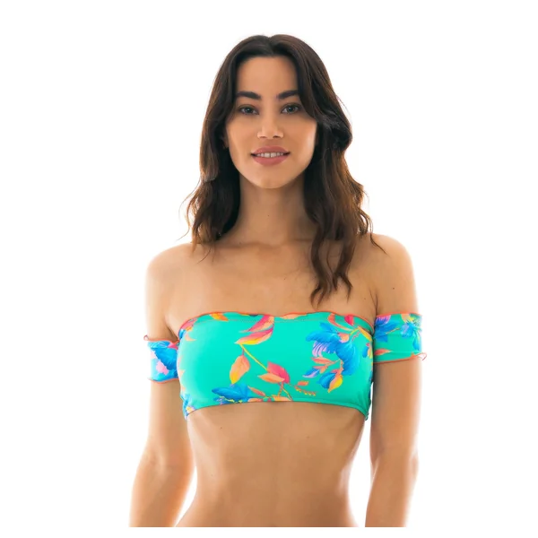 Top Acqua Flora Off Shoulder