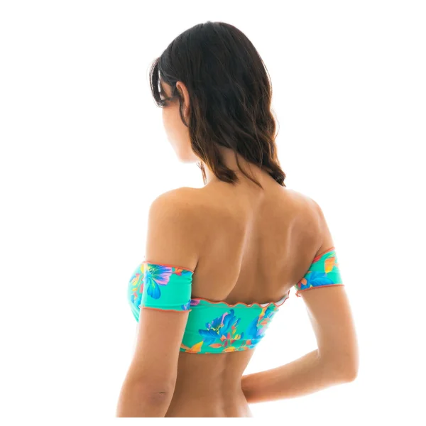 Top Acqua Flora Off Shoulder