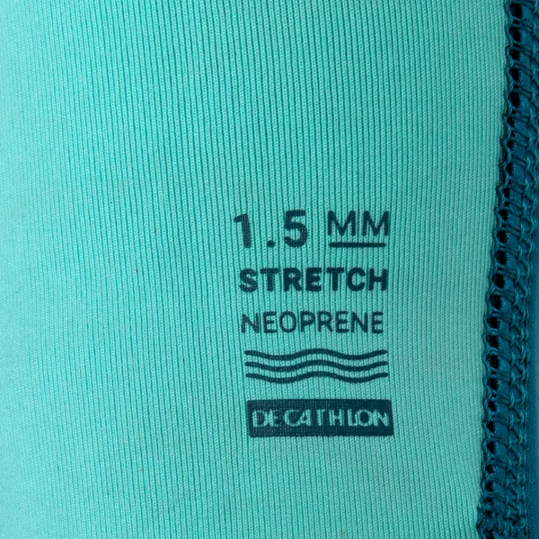 Top anti UV Manches longues Enfant néoprène 1.5mm - bleu
