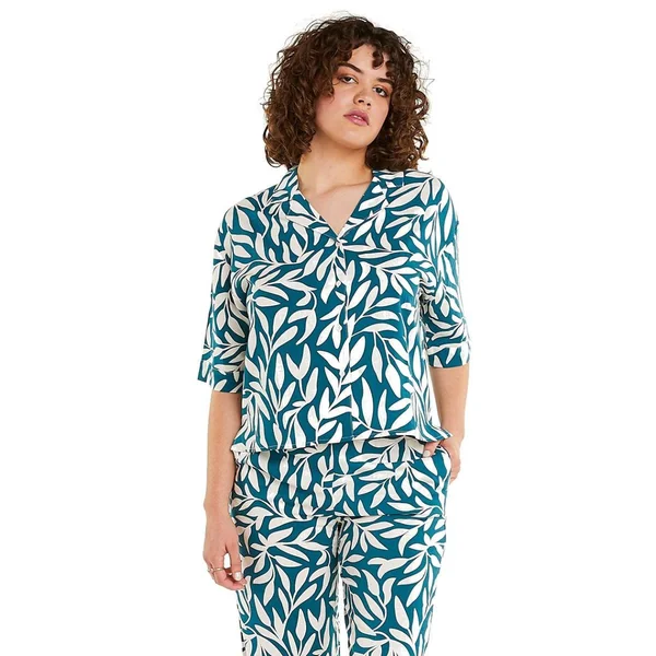 Top bleu Nanaya Camille Cerf x Pomm Poire