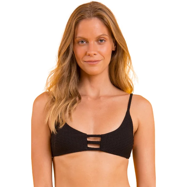 Top Bora-Black Bra-Trio