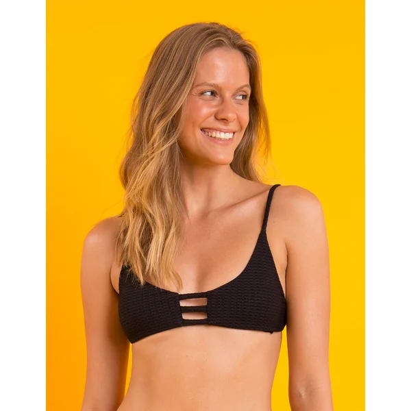 Top Bora-Black Bra-Trio