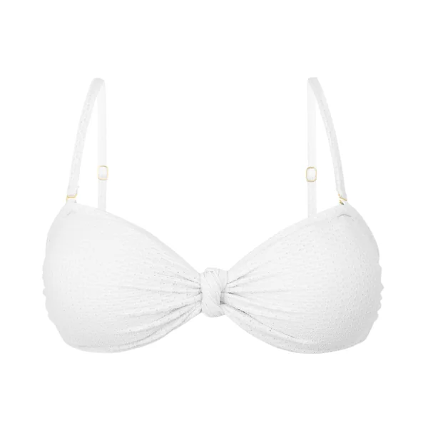 Top Bora-White Bandeau-Joy