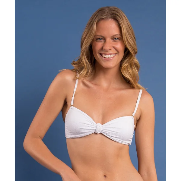 Top Bora-White Bandeau-Joy