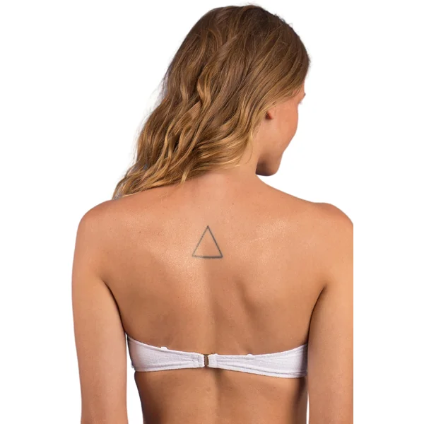 Top Bora-White Bandeau-Joy