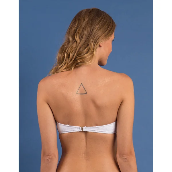 Top Bora-White Bandeau-Joy