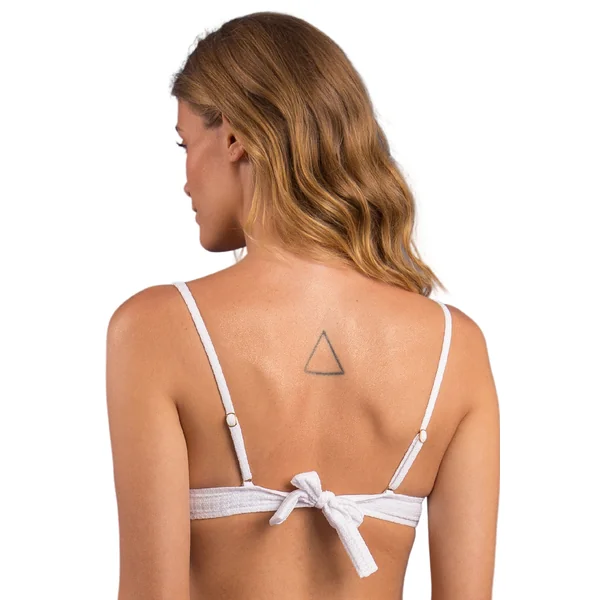 Top Bora-White Bra-Trio